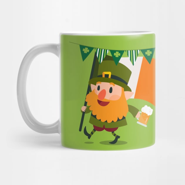 Goblin St. Patrick's Day green Irish Ireland gift by Littlelimehead